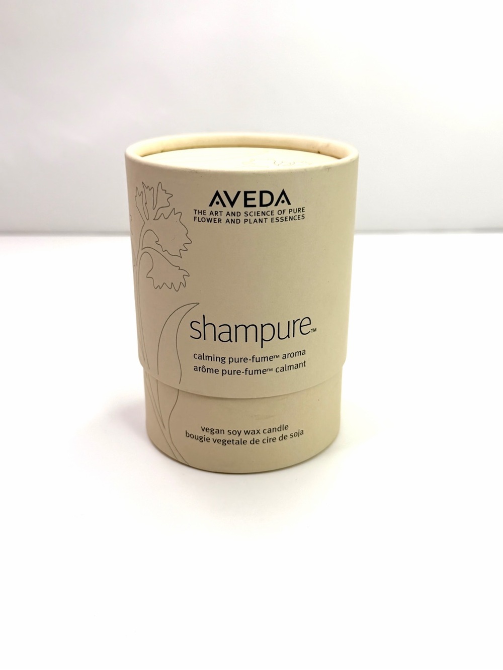 Aveda Shampure Full Size Vegan Soy Wax Calming Aromatherapy Candle